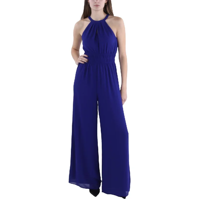 women's vintage jumpsuitsVince Camuto Womens Chiffon Wide Leg Jumpsuit