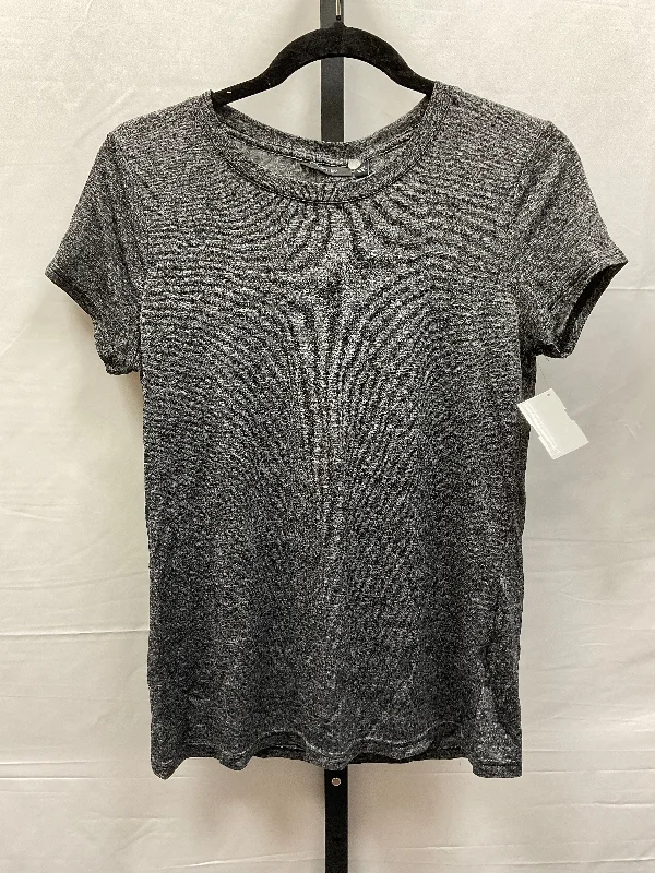 women's T-shirts with eco-friendly fabricGrey Top Short Sleeve Apt 9, Size Xs