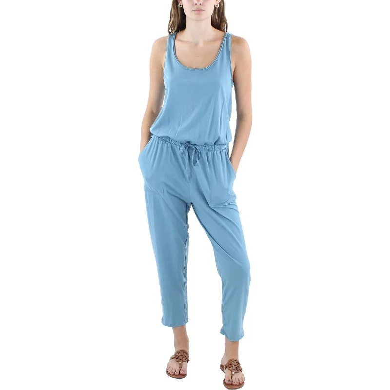 women's loose-fit jumpsuitsATM Womens Solid Jumpsuit