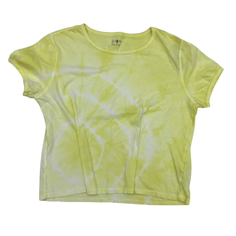 women's T-shirts with exclusive collaborationsYellow Top Short Sleeve J. Crew, Size L