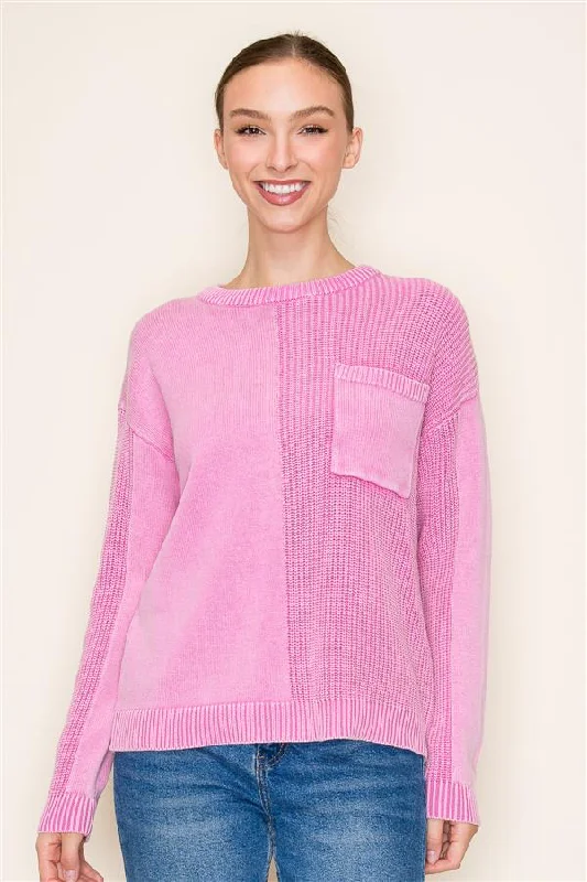 women's tops for those who want to stay cool and chic during warmer weatherPink Taffy Sweater