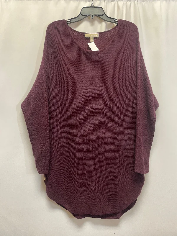 women's long sleeve tops with bohemian vibesTop Long Sleeve By Michael By Michael Kors In Mauve, Size: Xl