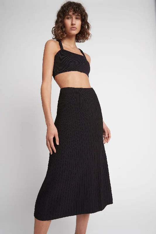 women's tops for those who want to create outfits that reflect their personal style and sense of fashionFrey Knit Midi Skirt