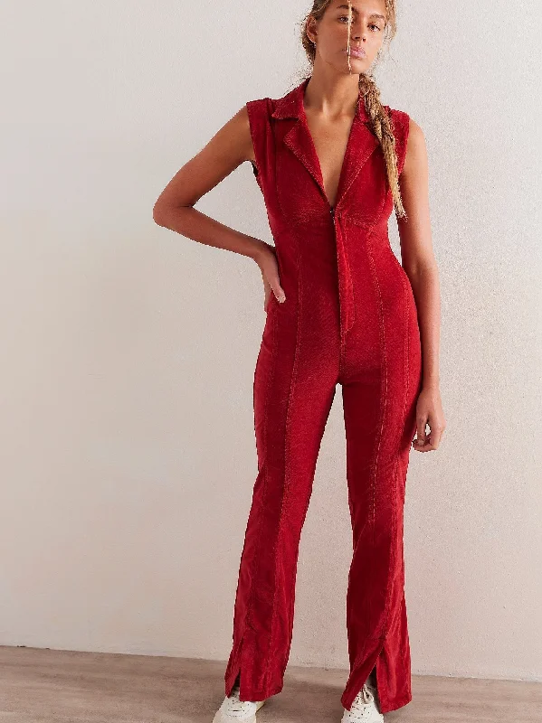 women's jumpsuits for beach outingsFree People Crvy Ring the Alarm One Piece Jumpsuit