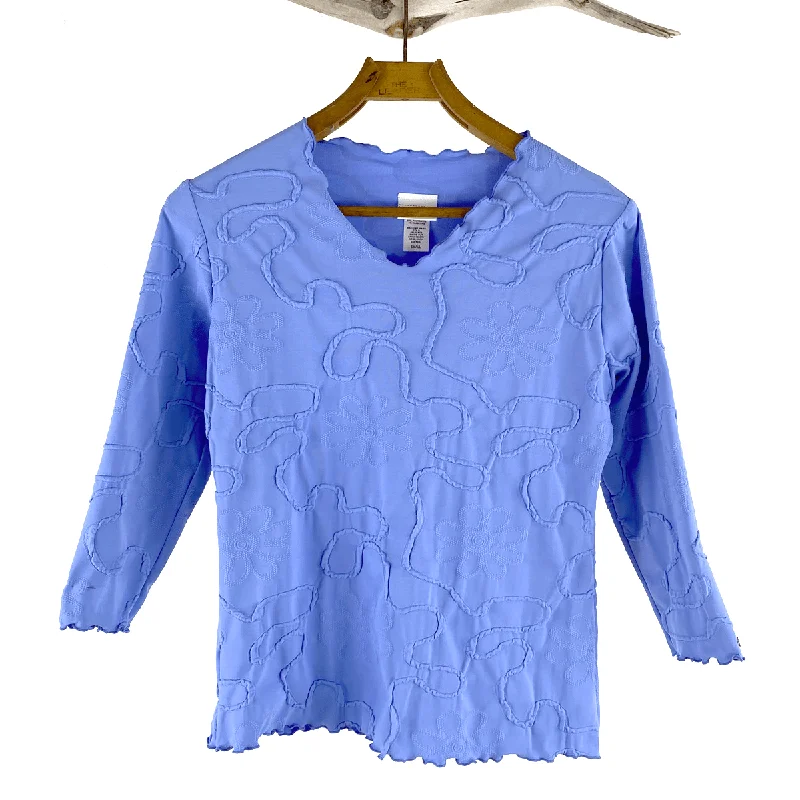 women's tops that offer a perfect blend of style, comfort, and affordabilityCornflower Conduit Surreal Textured Top