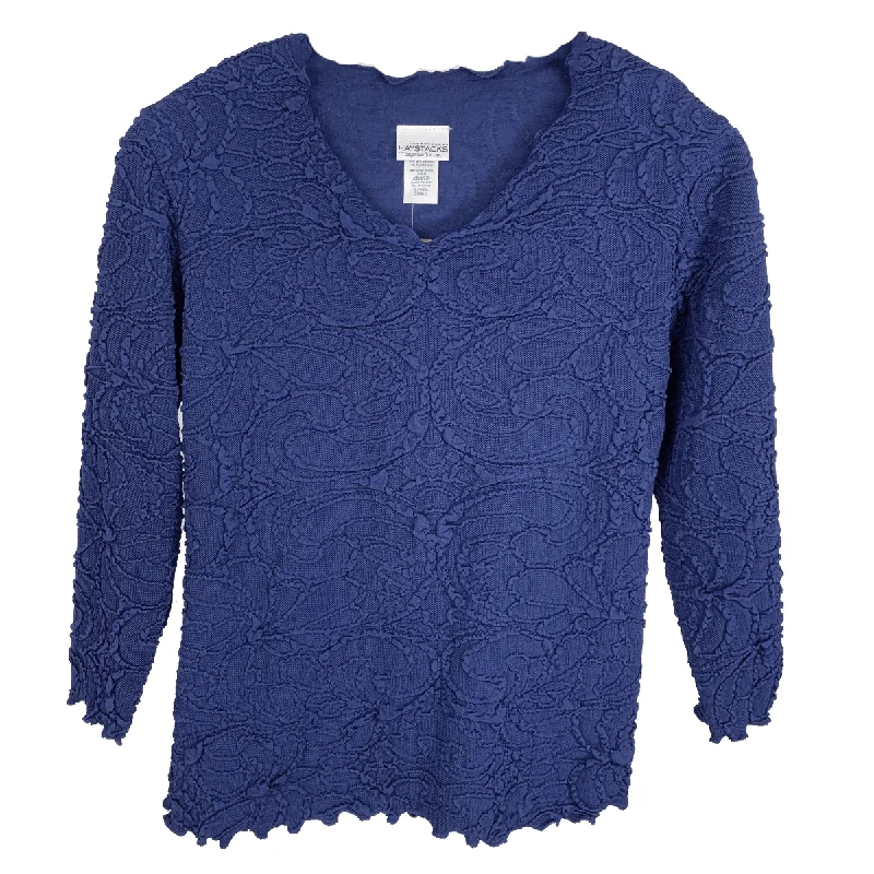 cozy women's tops for fall and winterBellwether Blue Fluence Surreal Textured Top