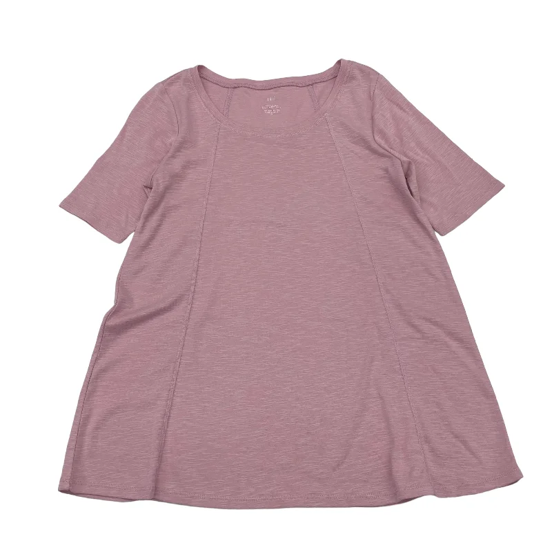 casual women's T-shirtsPink Top Short Sleeve J. Jill, Size Xs