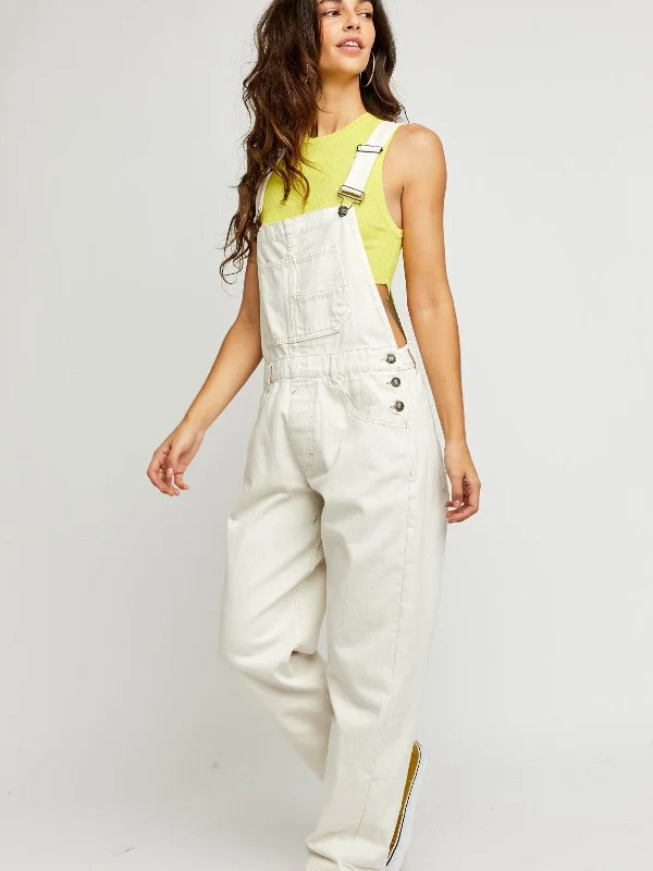 women's jumpsuits for yogaFREE PEOPLE -  Ziggy Denim Overalls