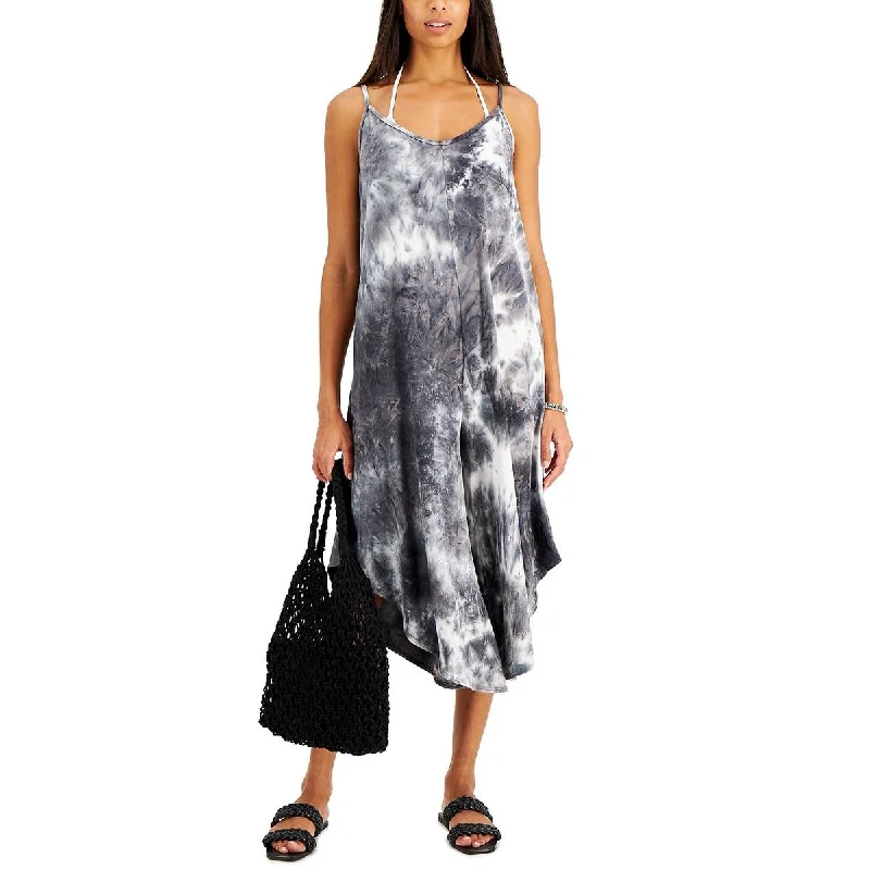 women's jumpsuits with floral printsJ. Valdi Womens Tie-Dye Flowy Jumpsuit