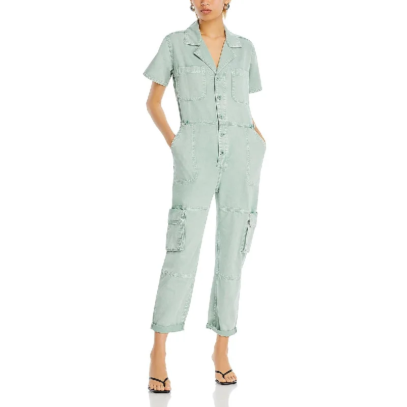 women's jumpsuits with solid colorsPistola Womens Faded Cargo Jumpsuit