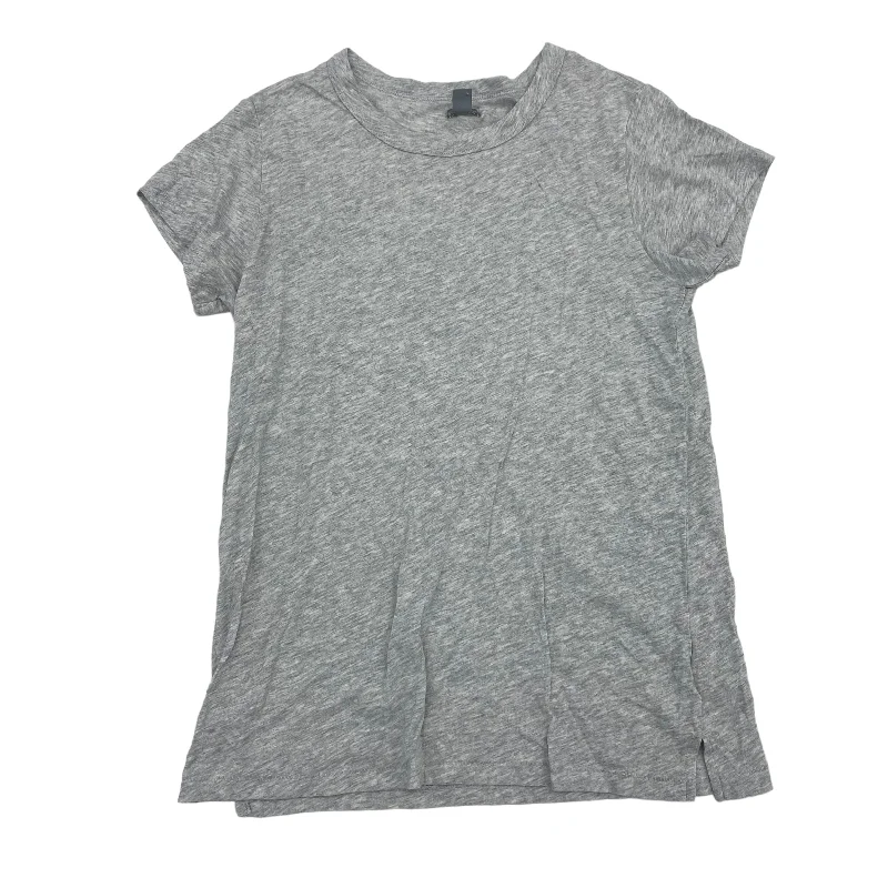 women's T-shirts for springGrey Top Short Sleeve Aerie, Size Xs