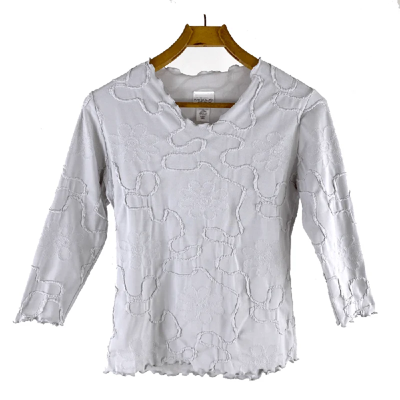 women's tops for fashion-forward individualsMicrochip Conduit Surreal Textured Top