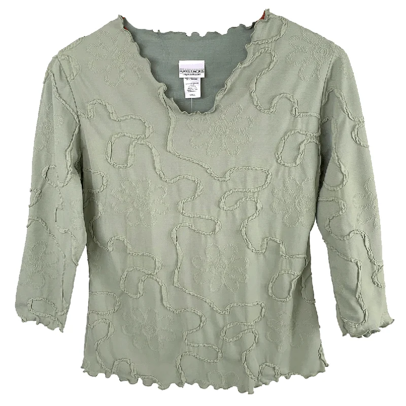 women's tops with cold-shoulder cutsSeagrass Conduit Jacquard Knit Surreal Top