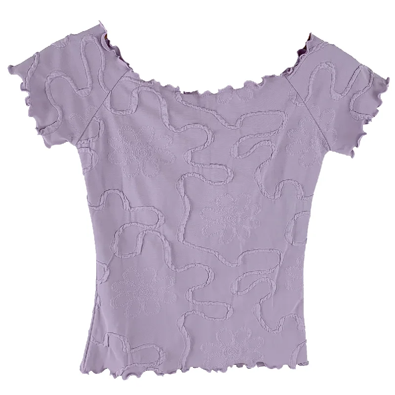 breathable women's tops for summerLavender Grey Conduit Ballet Top