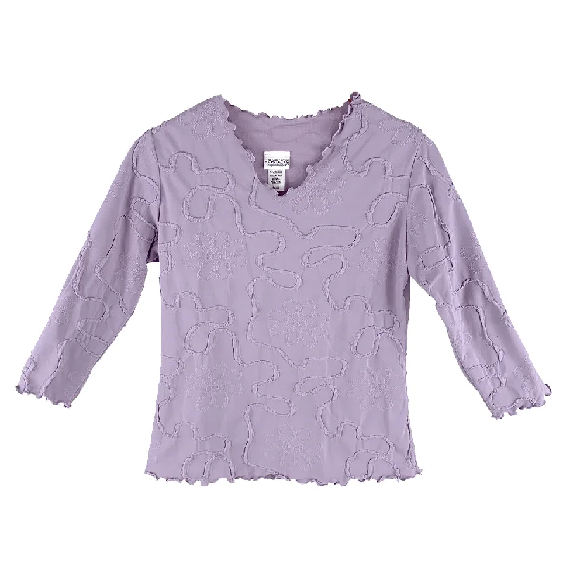 elegant women's topsLavender Grey Conduit Surreal Top