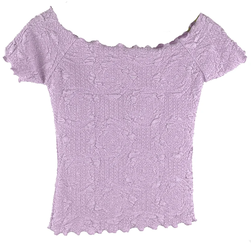 women's tops for those who want to add a touch of sophistication to their casual attirePastel Lilac Lyrac Ballet Top