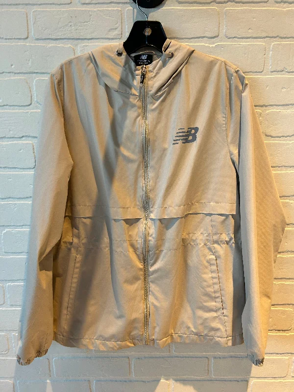 women's duffle coatsJacket Windbreaker By New Balance In Beige, Size: Osfm