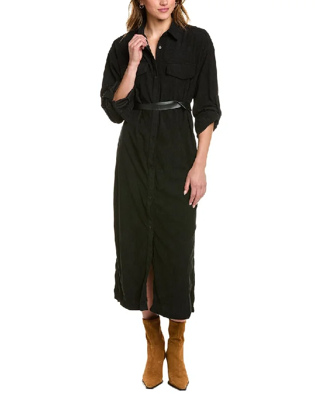 women's evening dressesMARION Corduroy Midi Shirtdress