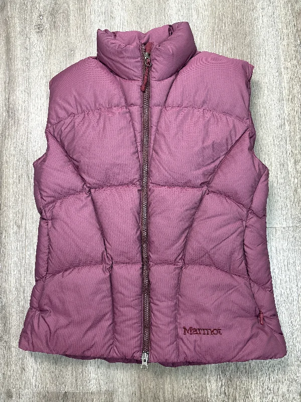 women's coats with geometric patternsVest Puffer & Quilted By Marmot In Mauve, Size: S