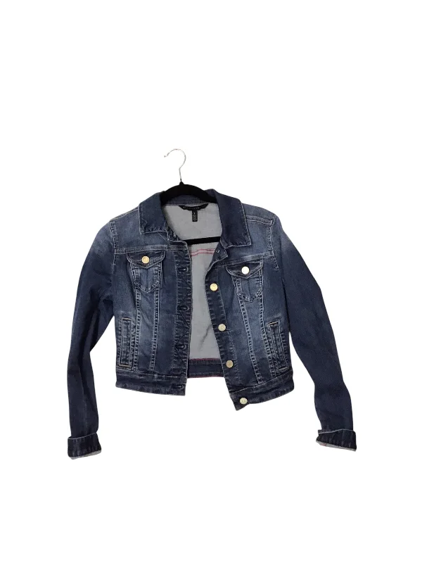 women's coats with belted waistsJacket Denim By White House Black Market In Denim, Size: S