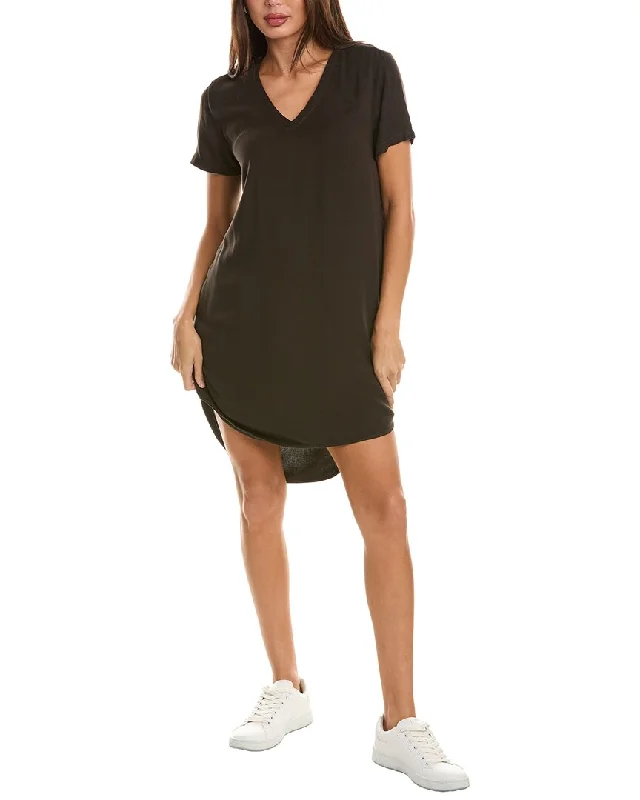 women's flutter-sleeved dressesBella Dahl V Neck Mini Dress