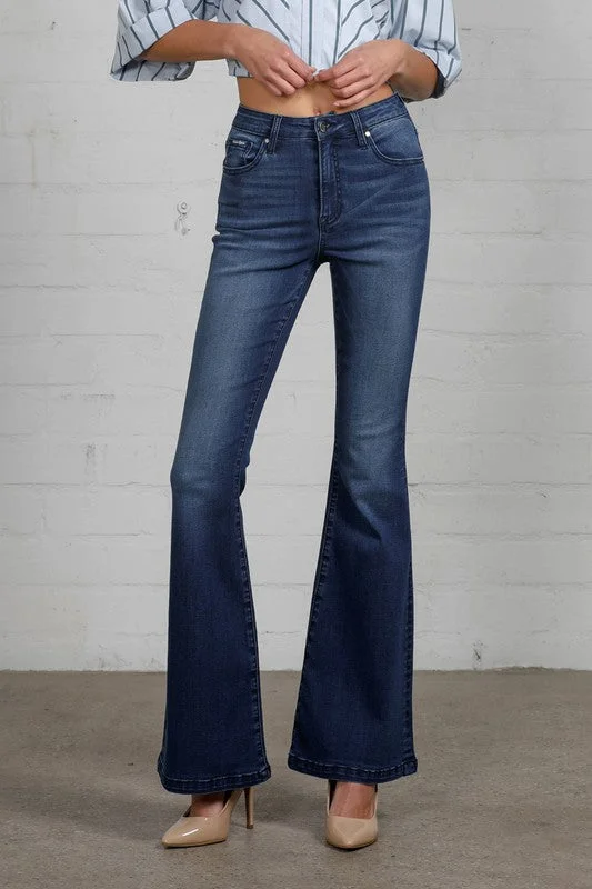 women's denim jeans for formal eventsHigh Rise Flare Jeans