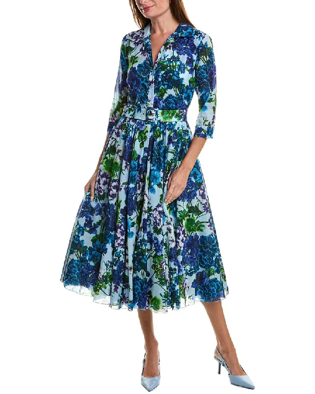 women's floral dressesSamantha Sung Aster Midi Dress