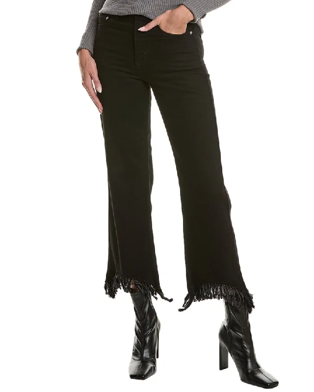 women's denim jeans for plus-size womenMaje Black Straight Jean