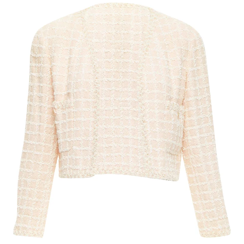 women's down coatsChanel cotton tweed cropped jacket