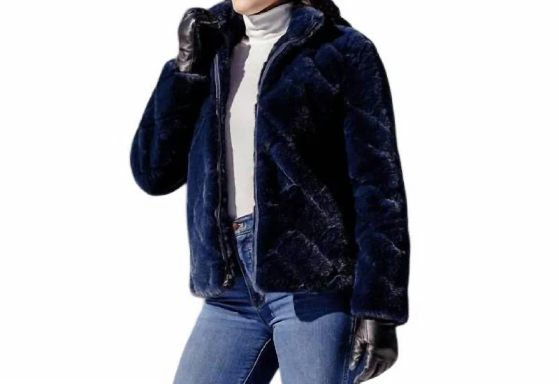 women's down coatsPaige Zip Jacket In Navy