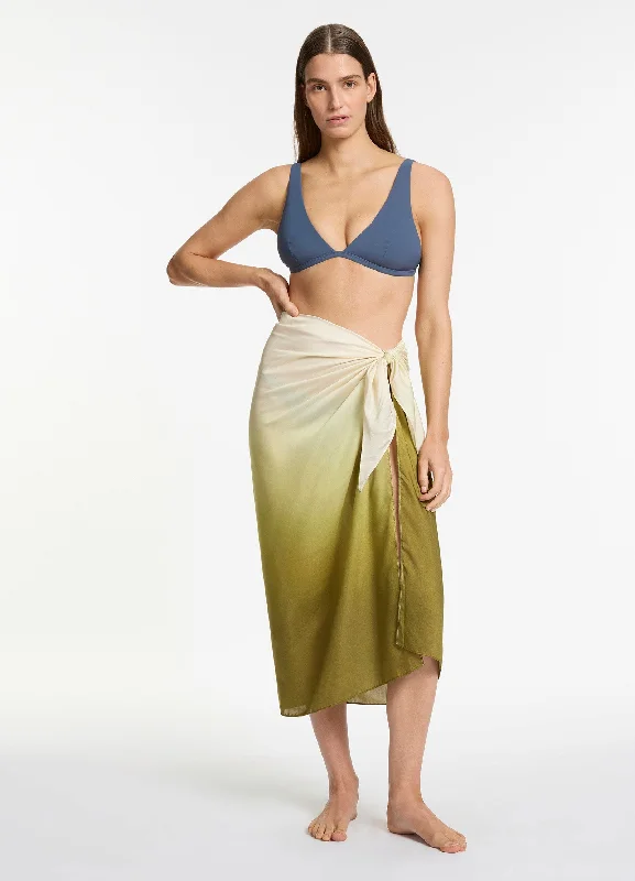 women's crochet skirtsAcacia Haze Sarong - Eucalyptus