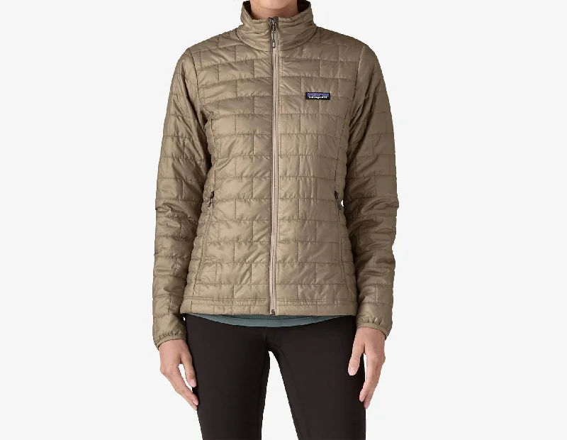 peacoats for womenNano Puff Jacket In Seabird Grey