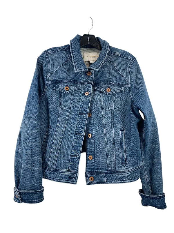 women's wool coatsJacket Other By Anthropologie In Blue Denim, Size: L