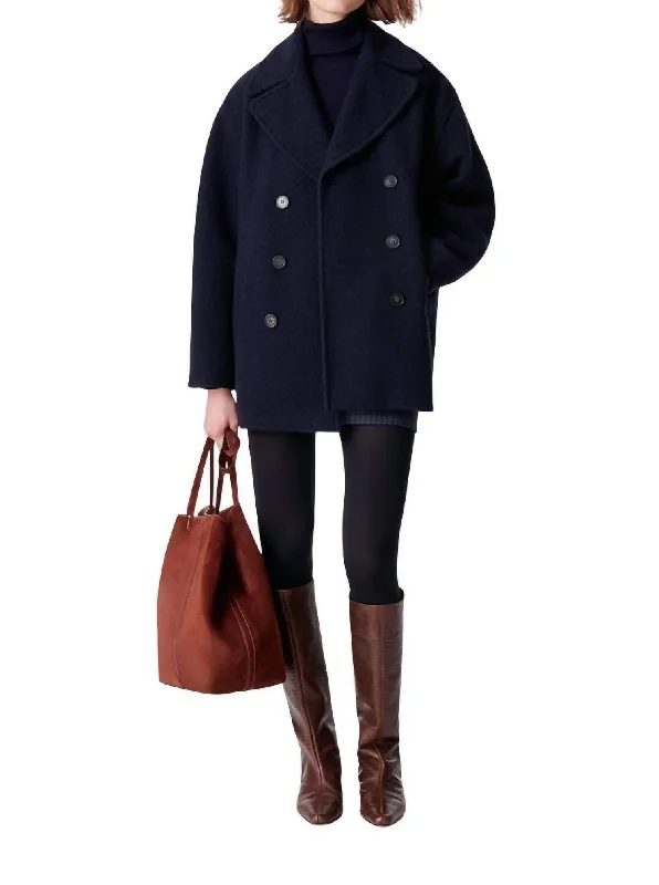 women's coats for skiingBerlin Jacket In Navy Blue