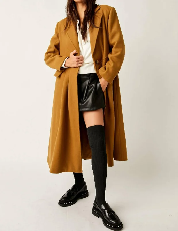 women's coats for cold weatherVictoria Coat In Camel