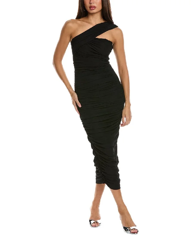 women's solid color dressesChiara Boni La Petite Robe Tazia Slinky Midi Dress