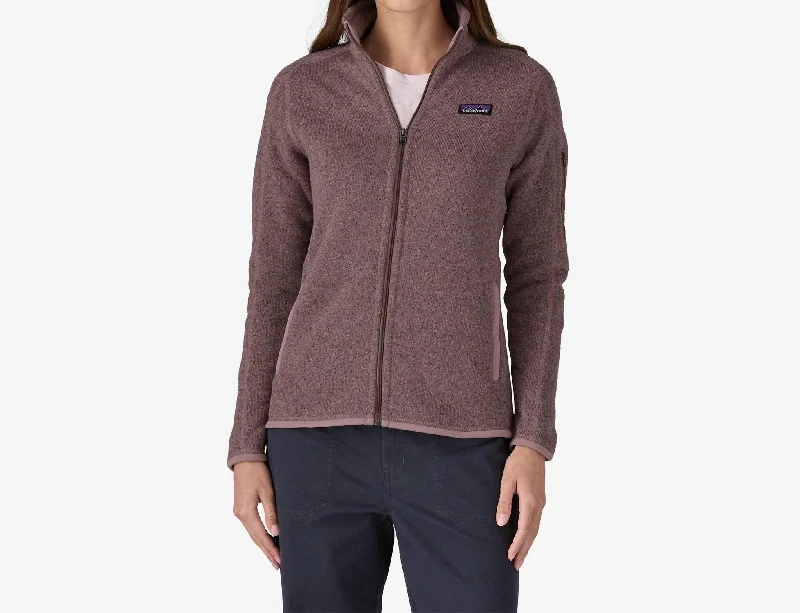 women's coats for winter weddingsWomen's Better Sweater Fleece Jacket In Stormy Mauve