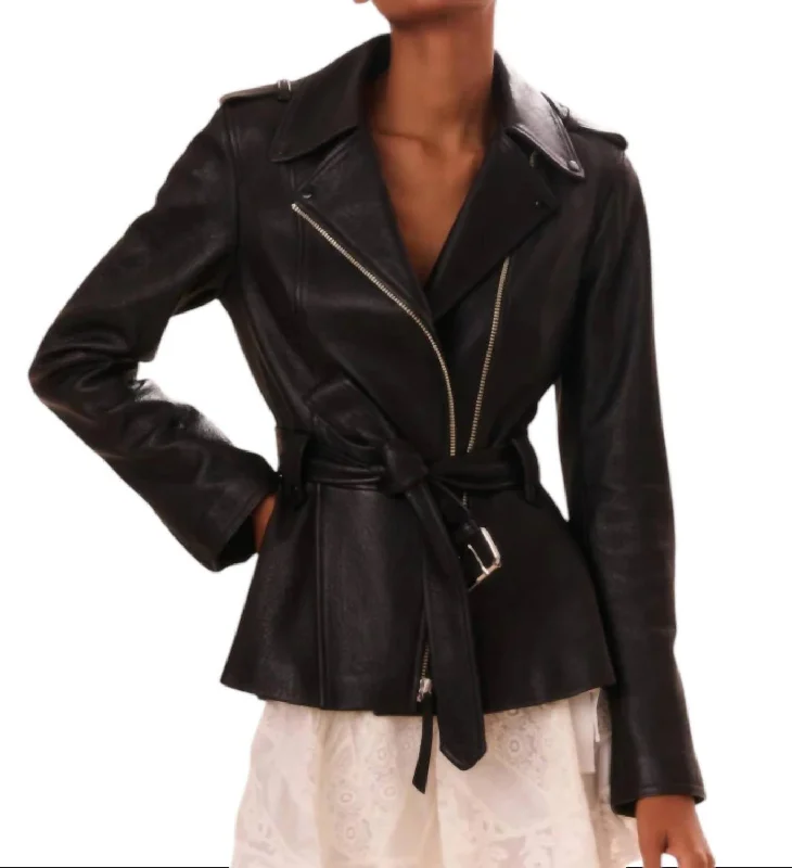 women's coats for breastfeeding mothersMontine Jacket In Black