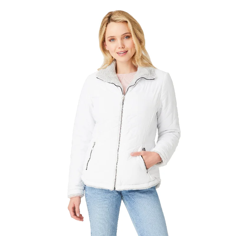 women's coats with cropped lengthsFree Country Women’s FreeCycle Cloud Lite II Reversible Jacket