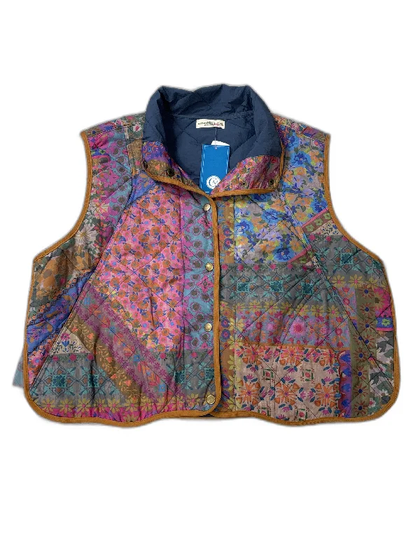 women's coats for those who refuse to compromise on styleVest Puffer & Quilted By Natural Life In Floral Print, Size: Xl