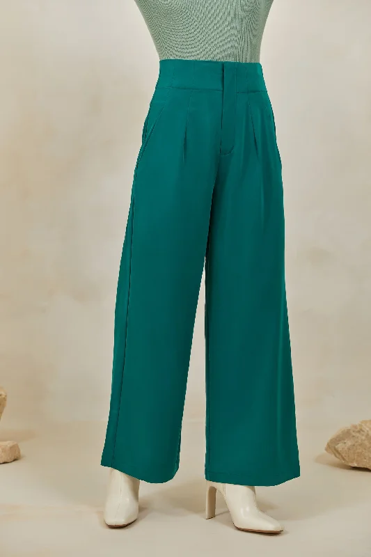 women's cargo pantsAlexia High Rise Trousers - Jade