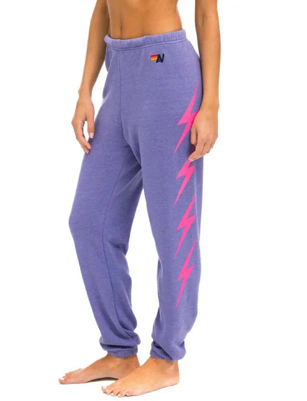 women's maternity pantsBolt 4 Women's Sweatpants, Lavender/Neon Pink