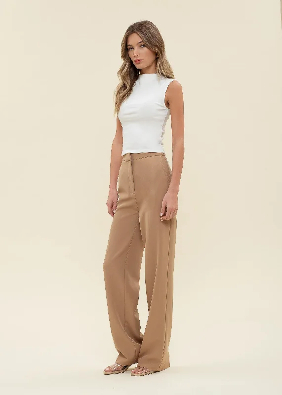 women's retro pantsBenedetta Tan Pants