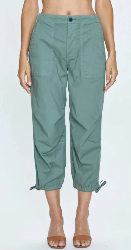 women's denim pantsBerkley Parachute Pants In Olivine