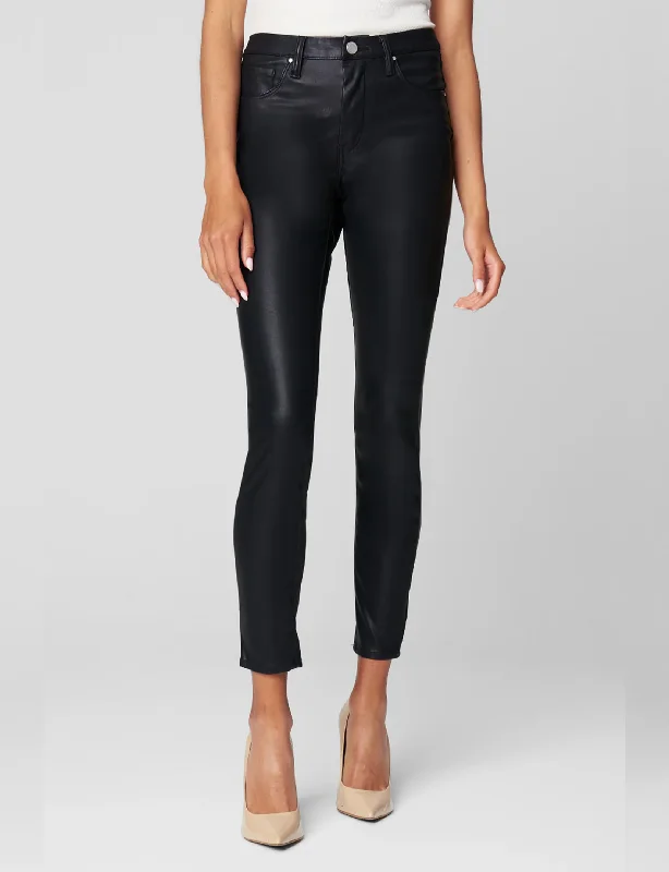 women's timeless pantsVegan Leather Bond Pant, Boom Bap Black