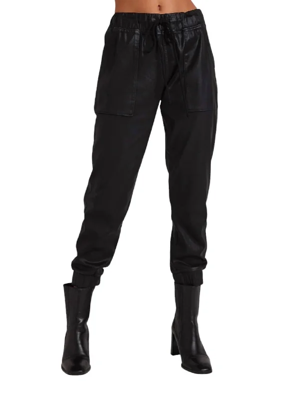 women's formal pantsChelsea Pocket Jogger In Black