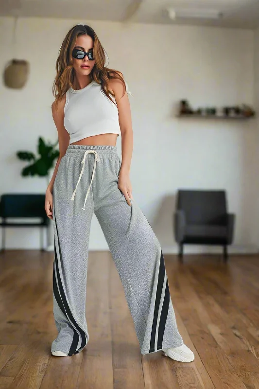 women's vintage pantsEbony H.Grey/Black Sweatpants