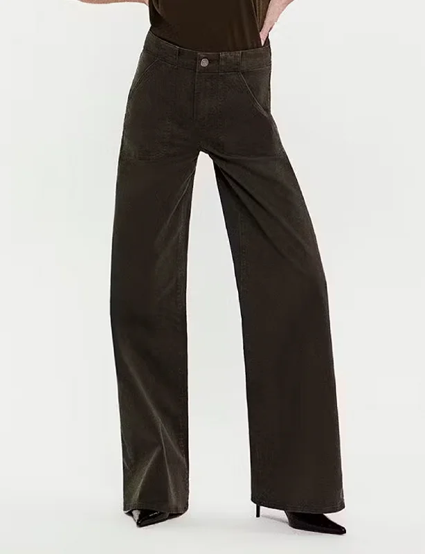 women's high-slung pantsModern Pocket Pant, Rich Military