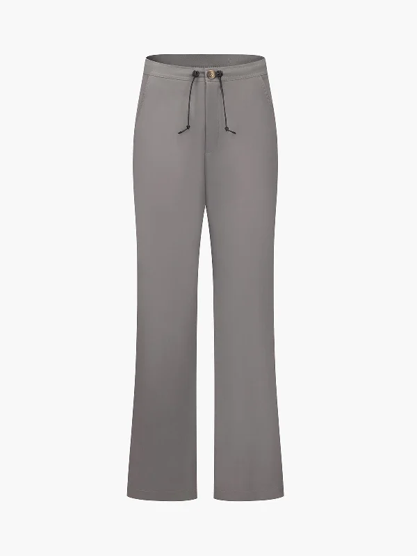 women's relaxed-fit pantsBerryBetty - Live It Up Side Zip Up Wide Leg Pants