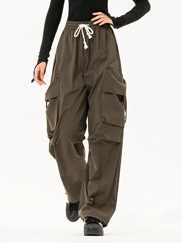 women's thermal pantsBerryBetty - Release Me Pockets Cargo Pants